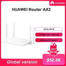 グローバルバージョンAX2 wifi 6 + 無線lanルータギガビット2.4グラム5.0ghzデュアルバンドvpnリピータアンプメッシュwifi 4高利得アンテナ