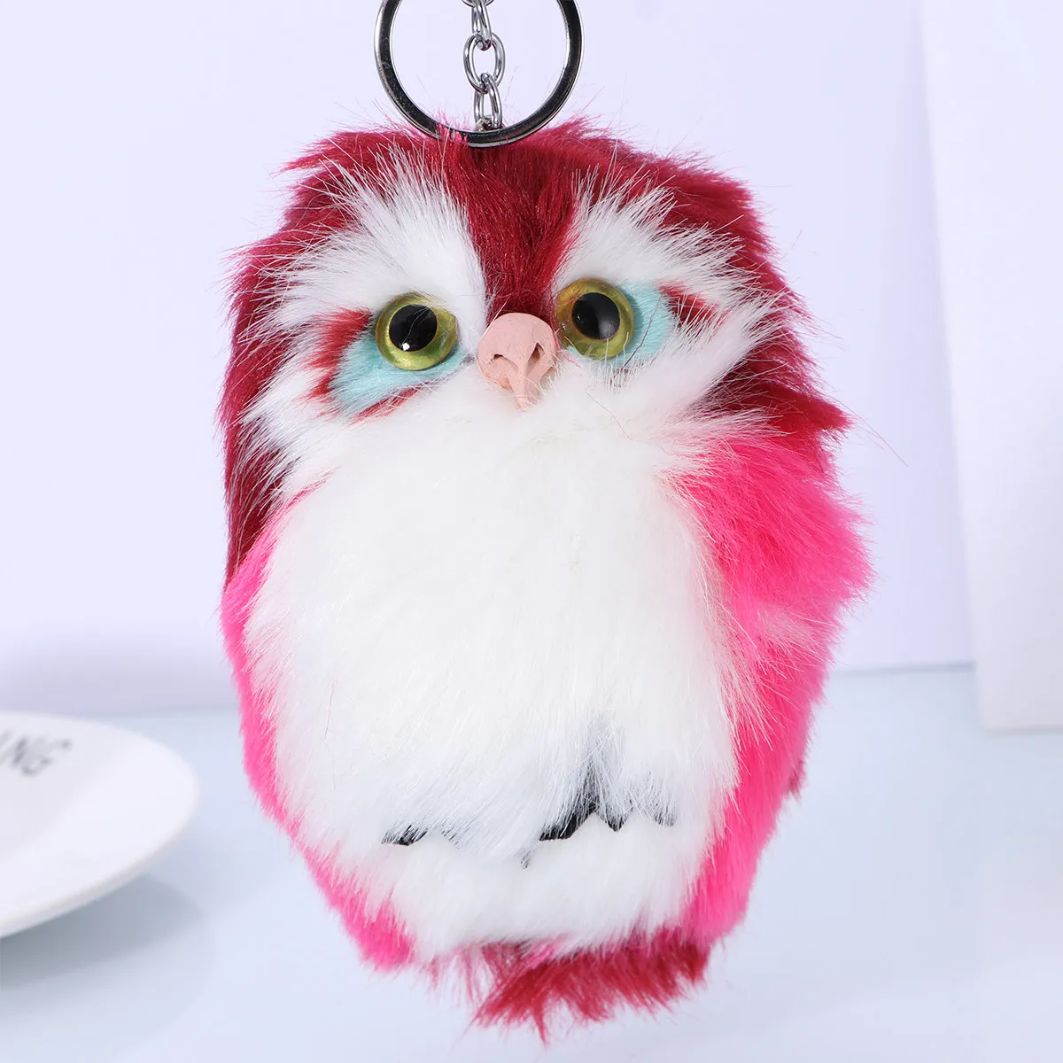 

Симпатичный брелок-сова, стильный, из прочного материала, привлекательный, идеальный подарок для друзей, детей, декоративный аксессуар