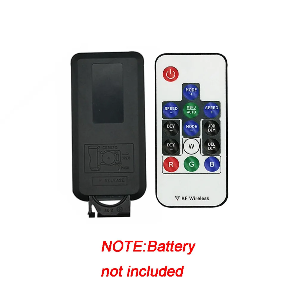 14 key RGB wireless mini RF pixel controller WS2811 WS2812 LED pixel controller DC5-24V