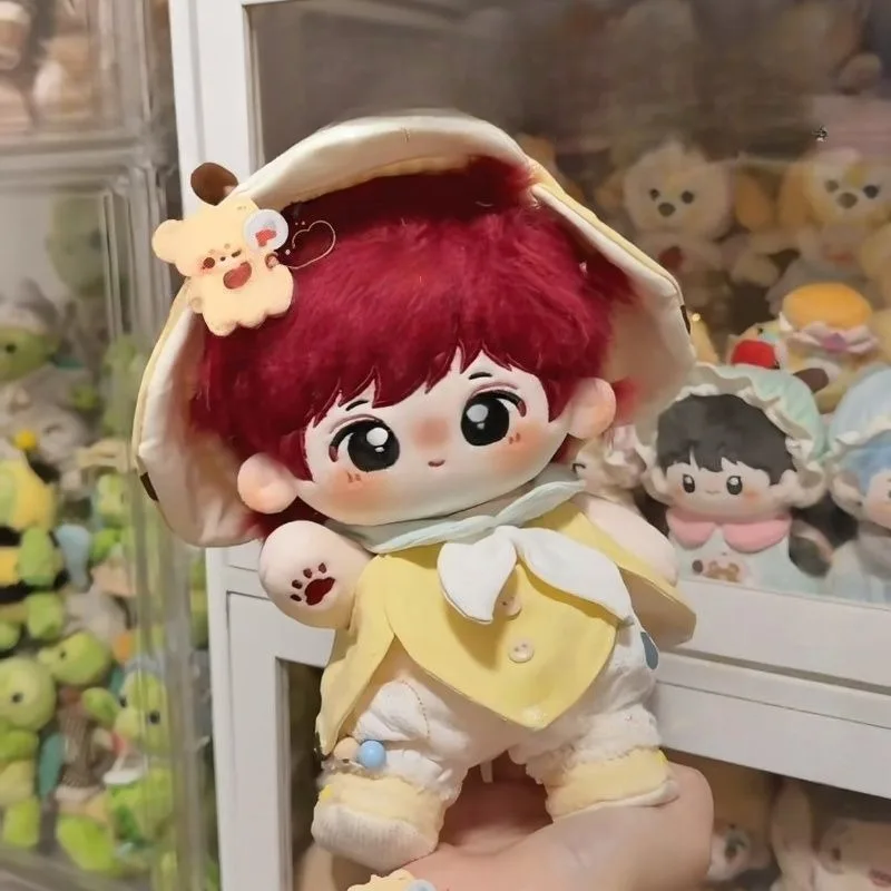 

20cm Anime Attribute ChengCheng Kawaii Boy Cosplay Cotton Doll Body With Skeleton Cartoon Dress Up Clothes Toy Figures Fans Gift