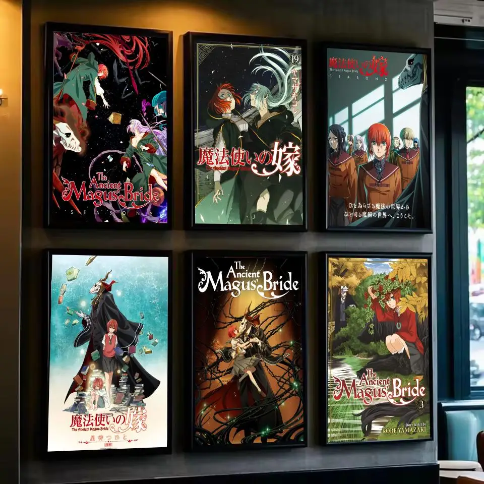 

Anime A-Ancient Magus BrideS Poster For Living Room,bedroom,bar Wall Art Prints Paper Sticker Decoration Gifts