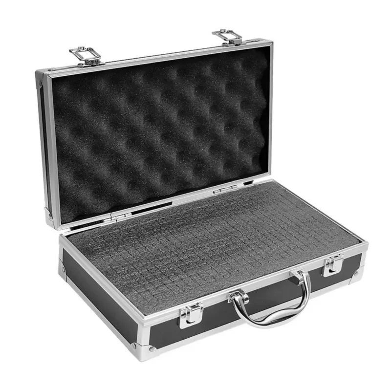 Caixa De Ferramentas De Liga De Alumínio, Alumínio Equipamento Caso Toolbox, Organizador de grande capacidade, Mala portátil, Pelican Hard Case Toolbox