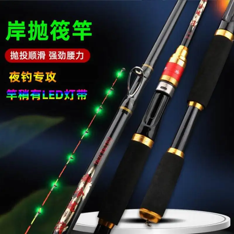 ZZ253 Off-Shore Raft and Casting Fishing Rod Glassfiber 0.7mm Semi Titanium Tip 0.4mm 1.3m 1.5m 1.8m 2.1m