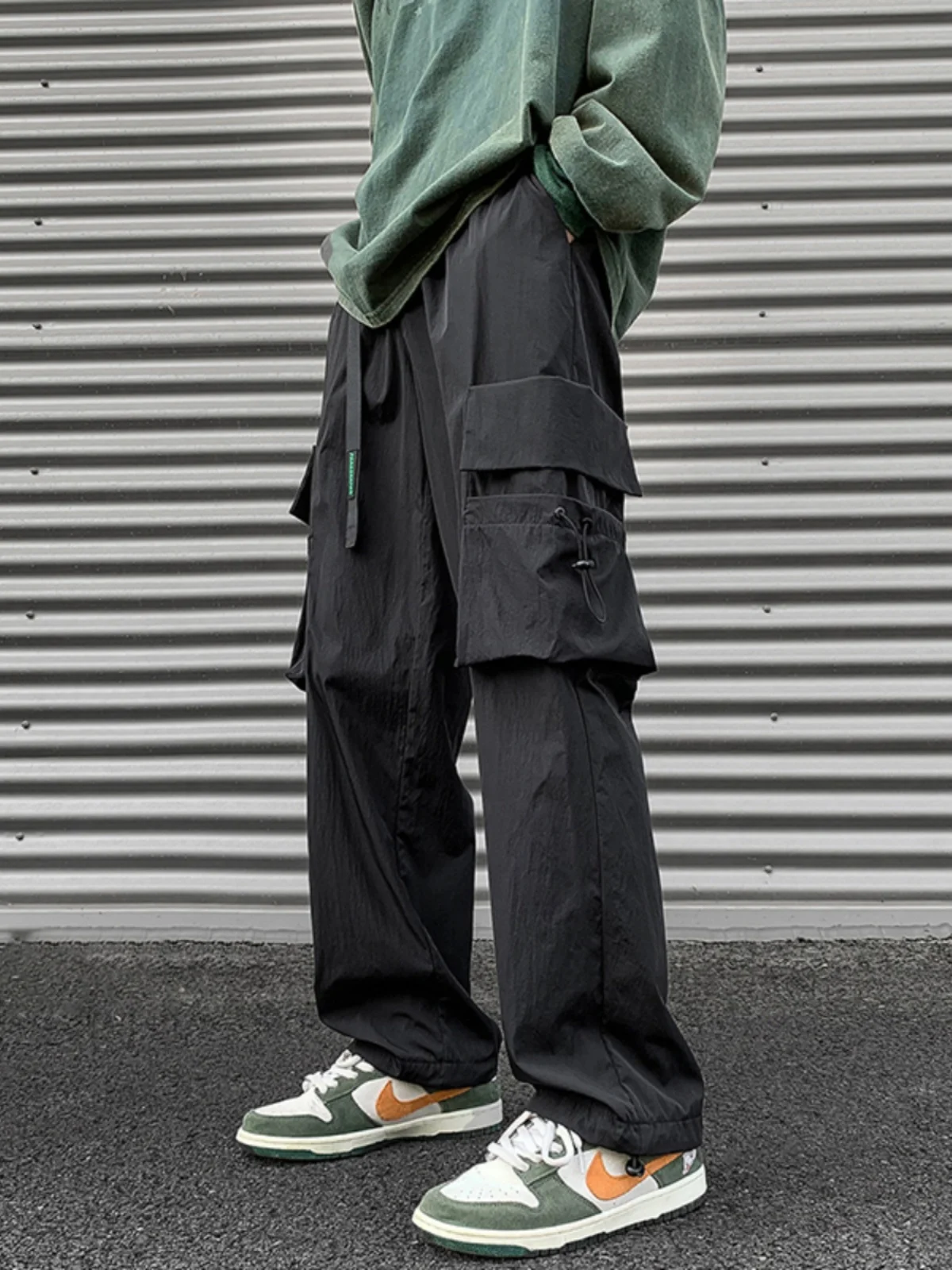 

Men's Straight Leg Climbing Pants Qui Dry Functional Sle Workwear Trousers Autumn Seasonal Long Pants Casual Faion