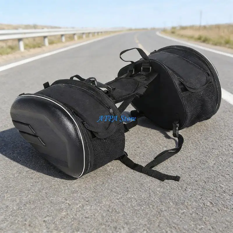 

U13C Shockproof EVA Motorcycle Side Cases with Anti Tear Fabric & Secure Straps Large