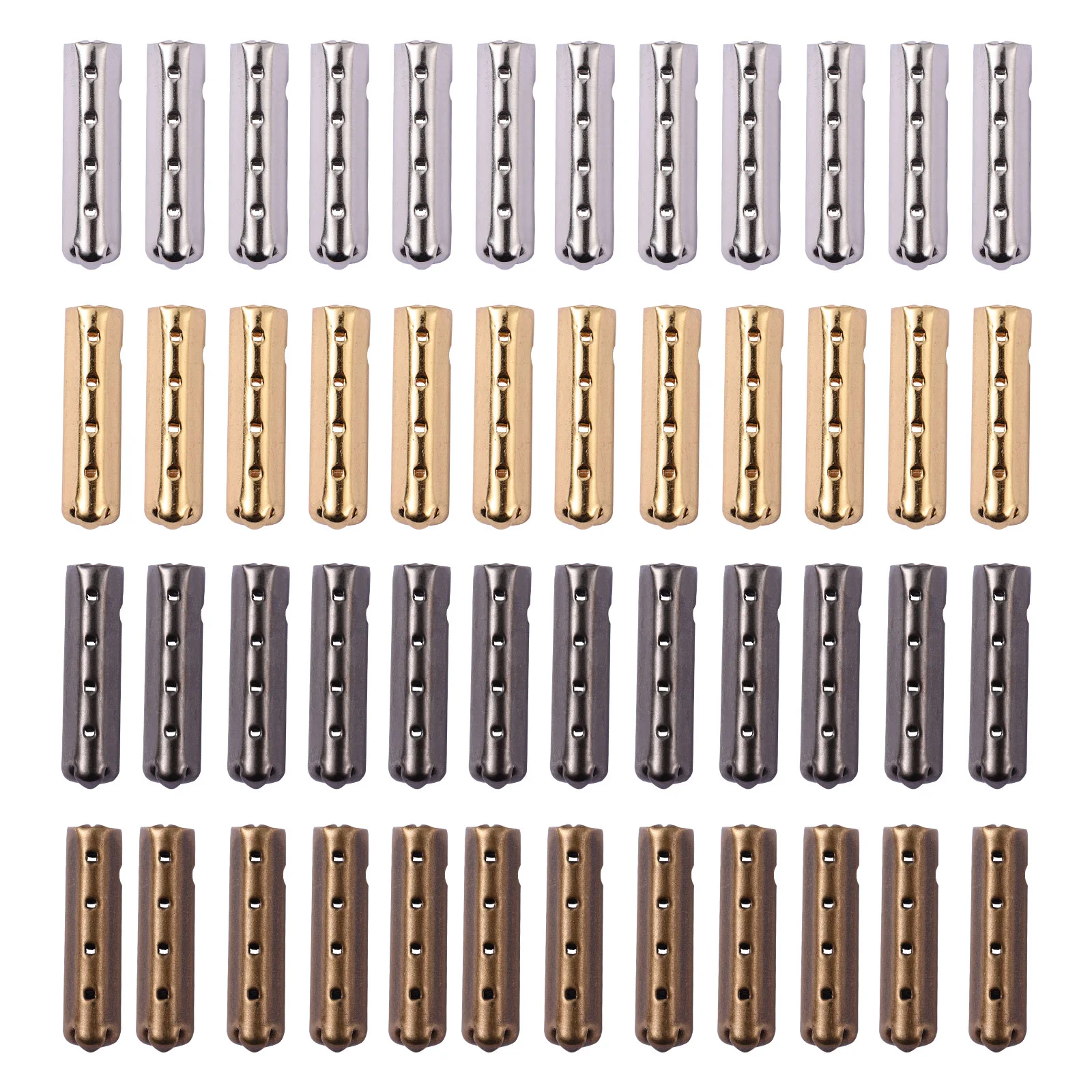 Shoe Laces Copper Shoelaces Tips Repair Metal Button Replacement End Accessories Ends DIY