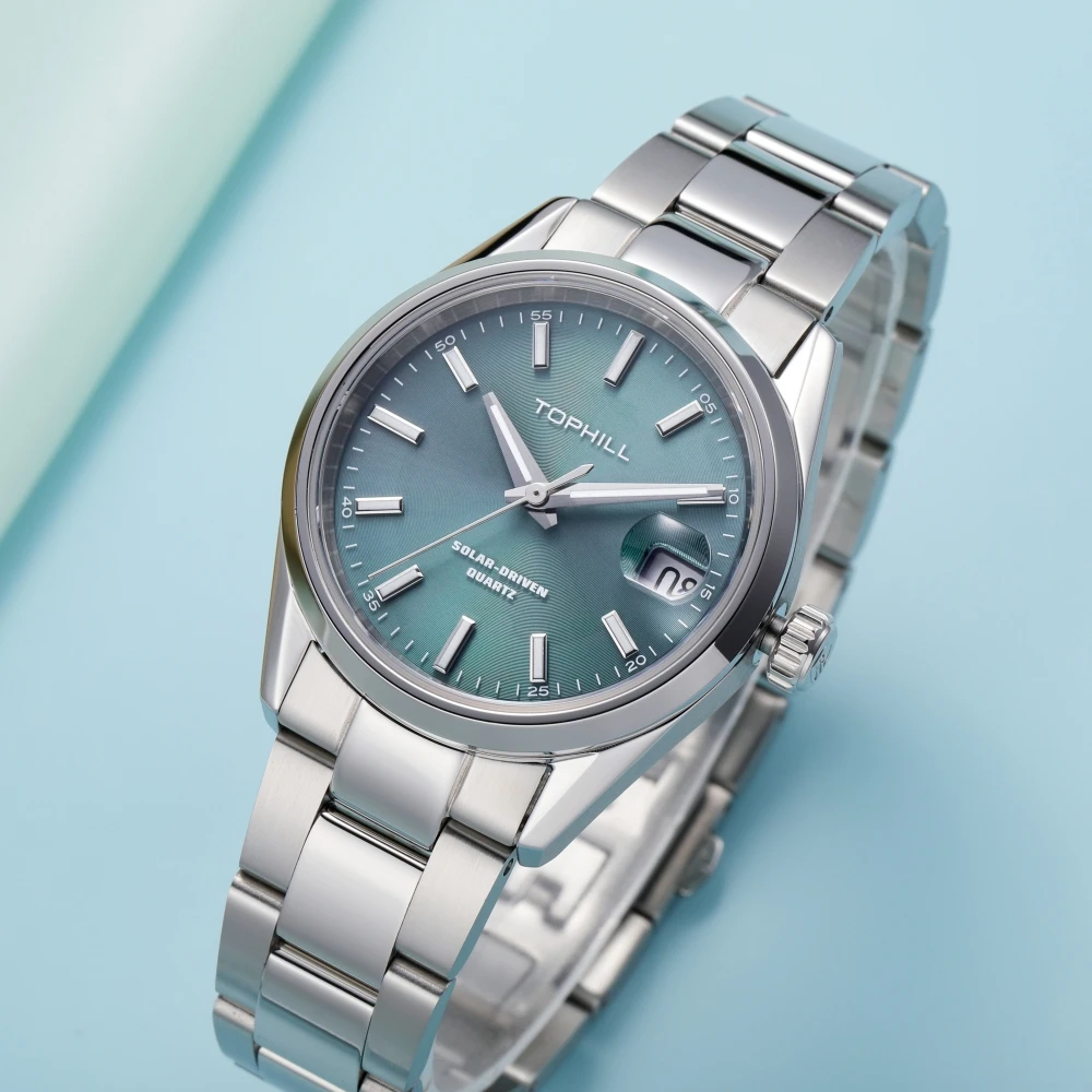 TOPHILL Luxury Watch For Men V - đánh giá và giá Solar Powered Watch