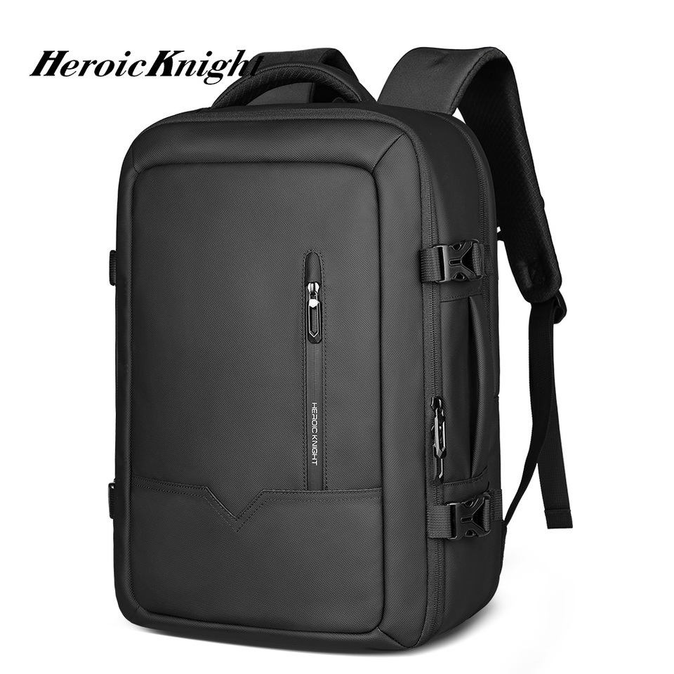  Heroic Knight Travel Men 17.3 Inch Laptop Backpack Luxury Business Carry On Backpack Water Resistant Fashion College Backpack 