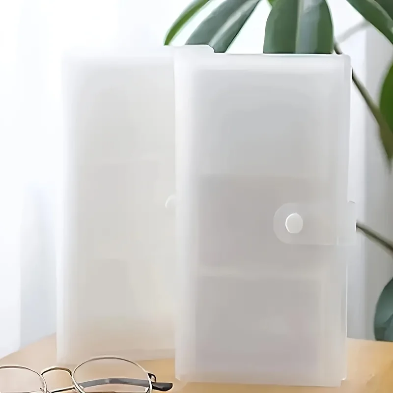 ألبوم بطاقات بسعة كبيرة 3 بوصات 240 بطاقة - منظم صور مع بطاقات قابلة للجمع بتصميم 3 شبكات - تخزين للمنزل أو المكتب أو السفر #5