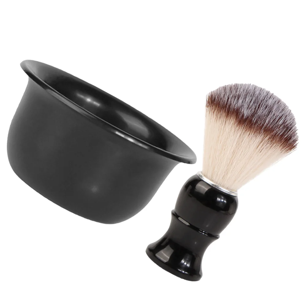 Costumes de rasage deux pièces pour hommes, accessoires de rasage, brosse de livres, kit de rasage