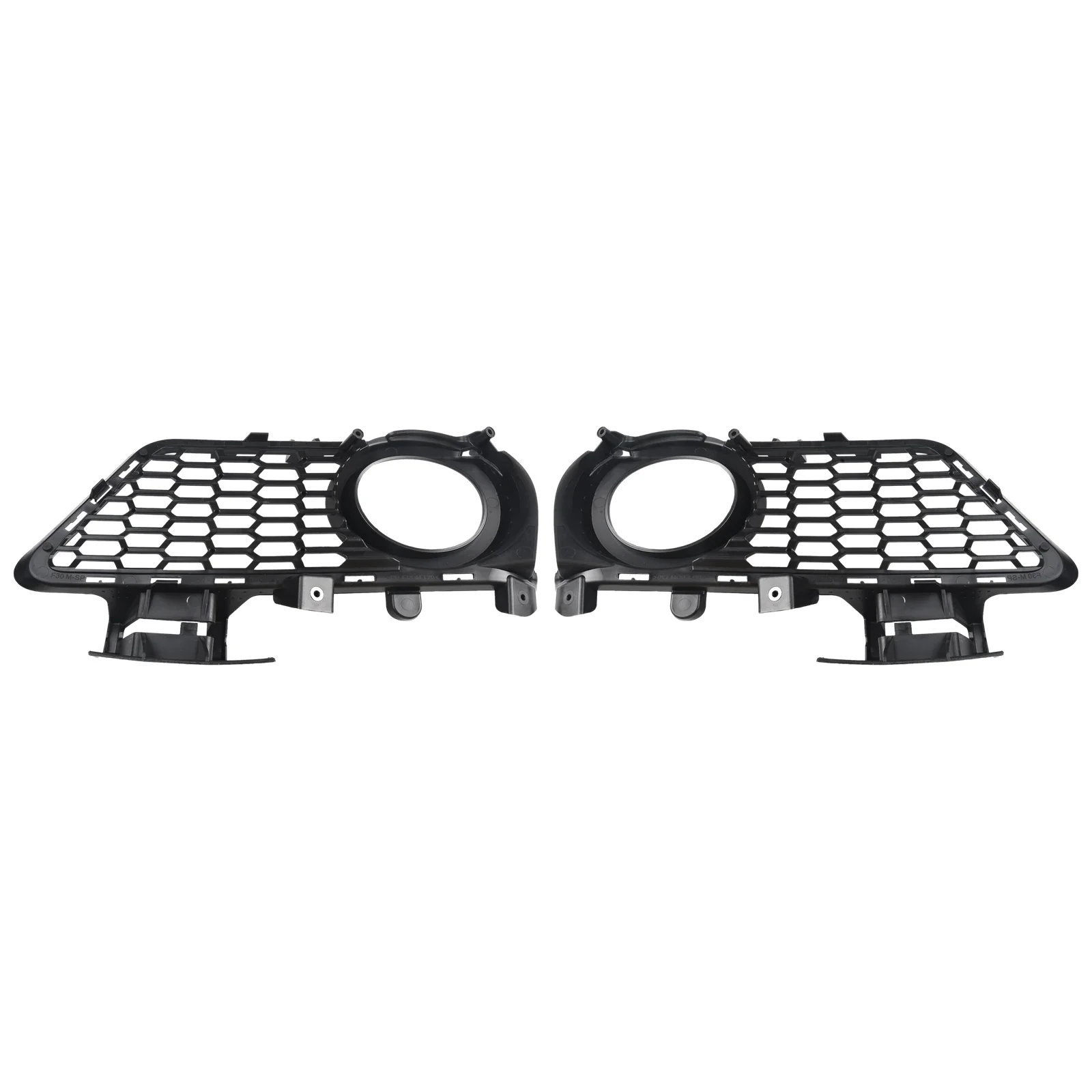 1 Pair Front Lower Bumper Grille Inlet Fog Light Grill Replacement For BMW F30 F31 328i 335i M Sport 12-18 Car Accessories