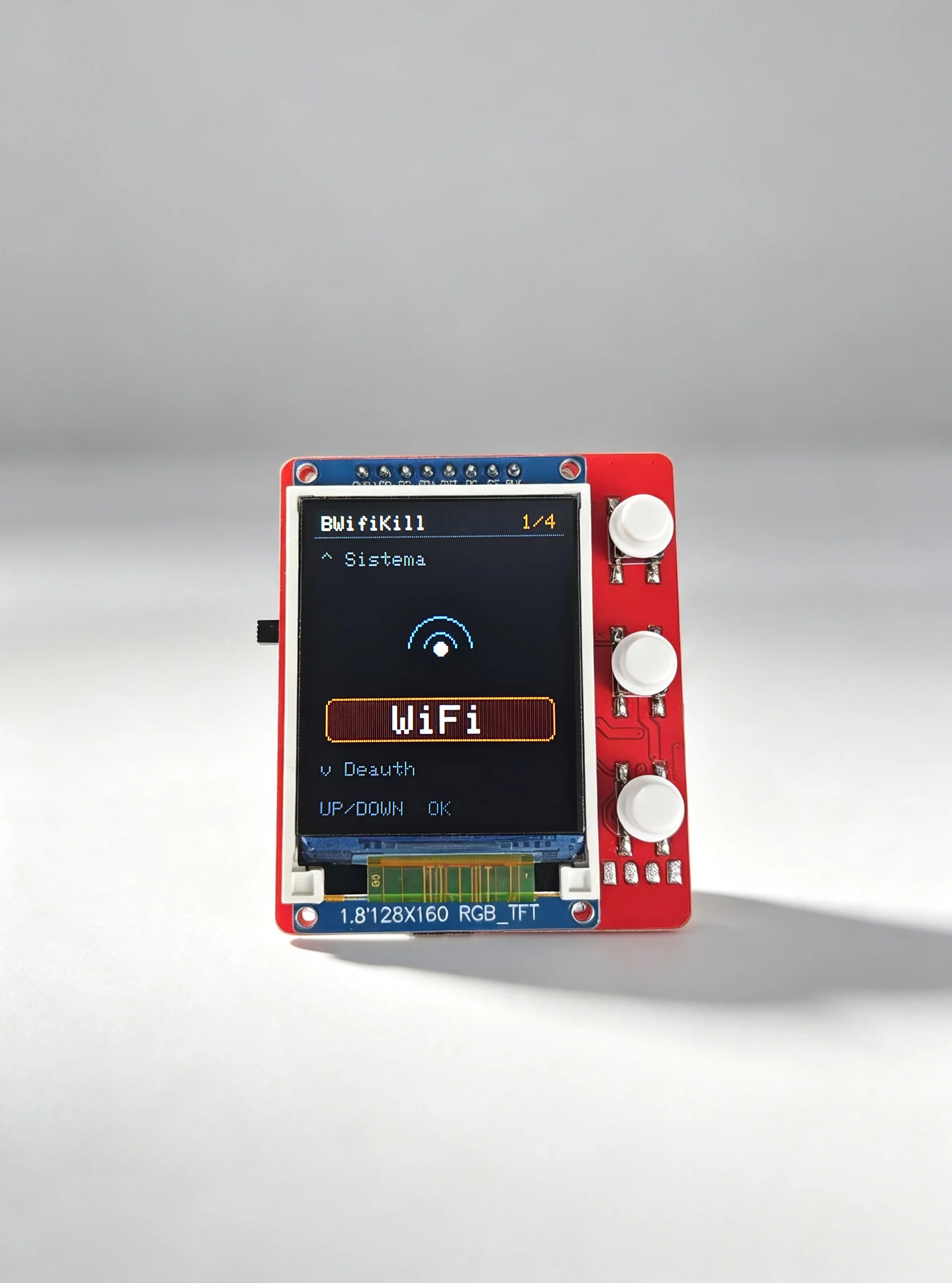 New BWifiKill BW16 RTL8720DN Dual‑Band WiFi Development Board 2.4G & 5G Wireless Network Signal Module With TFT Display
