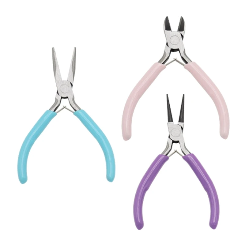 

Professional Jewelry Making Pliers Stainless Steel Beads Crimping Repair Tool