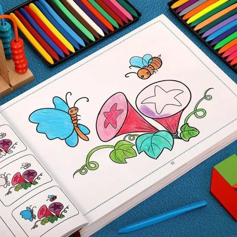 20CB Дети раскраски книги для рисования для детей с безопасными образовательными темами природы, чтобы повысить навыки