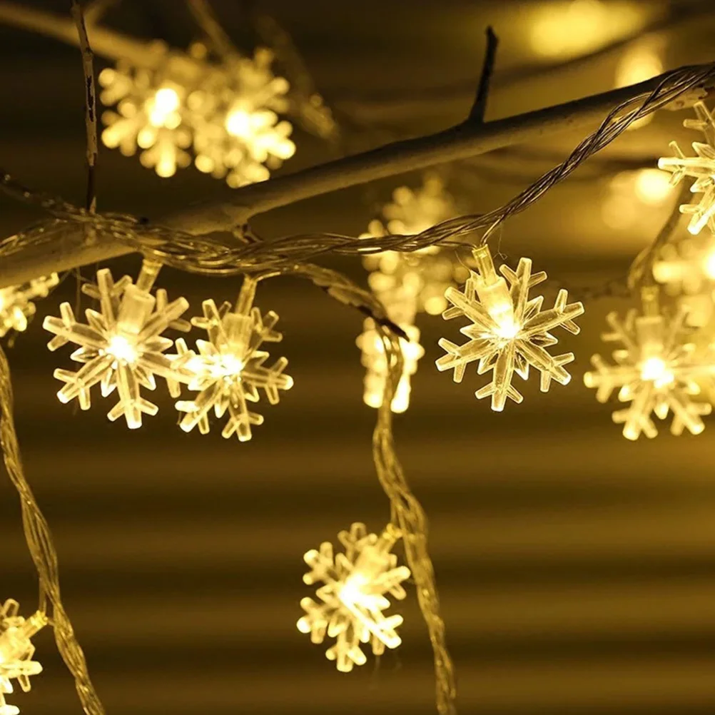 1 قطعة سلسلة ضوء ندفة الثلج LED ديكور الإضاءة كفاءة في استخدام الطاقة لأشجار عيد الميلاد ويندوز الجدران تخطيطات احتفالية #1