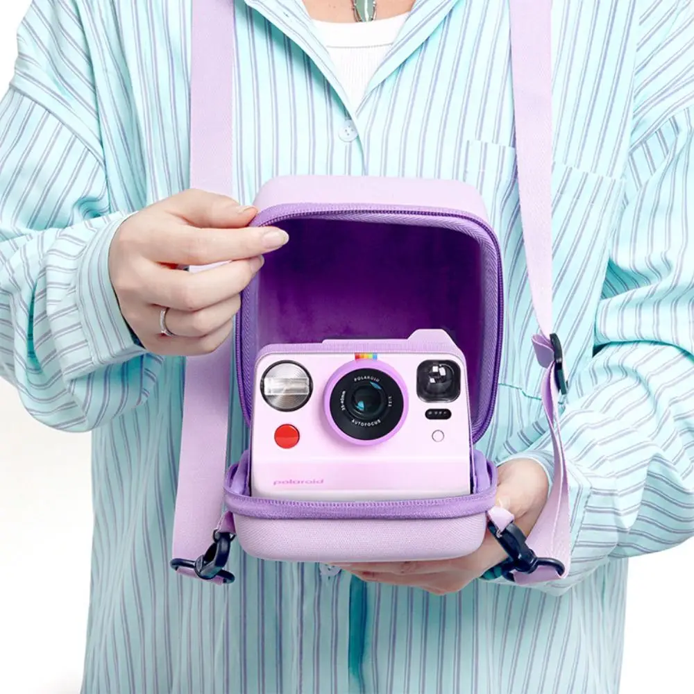 Shockproof Instant Camera Storage Bag Anti-Drop Hard Carrying Case Portable Wear Resistant Protective Cover for Polaroid Go