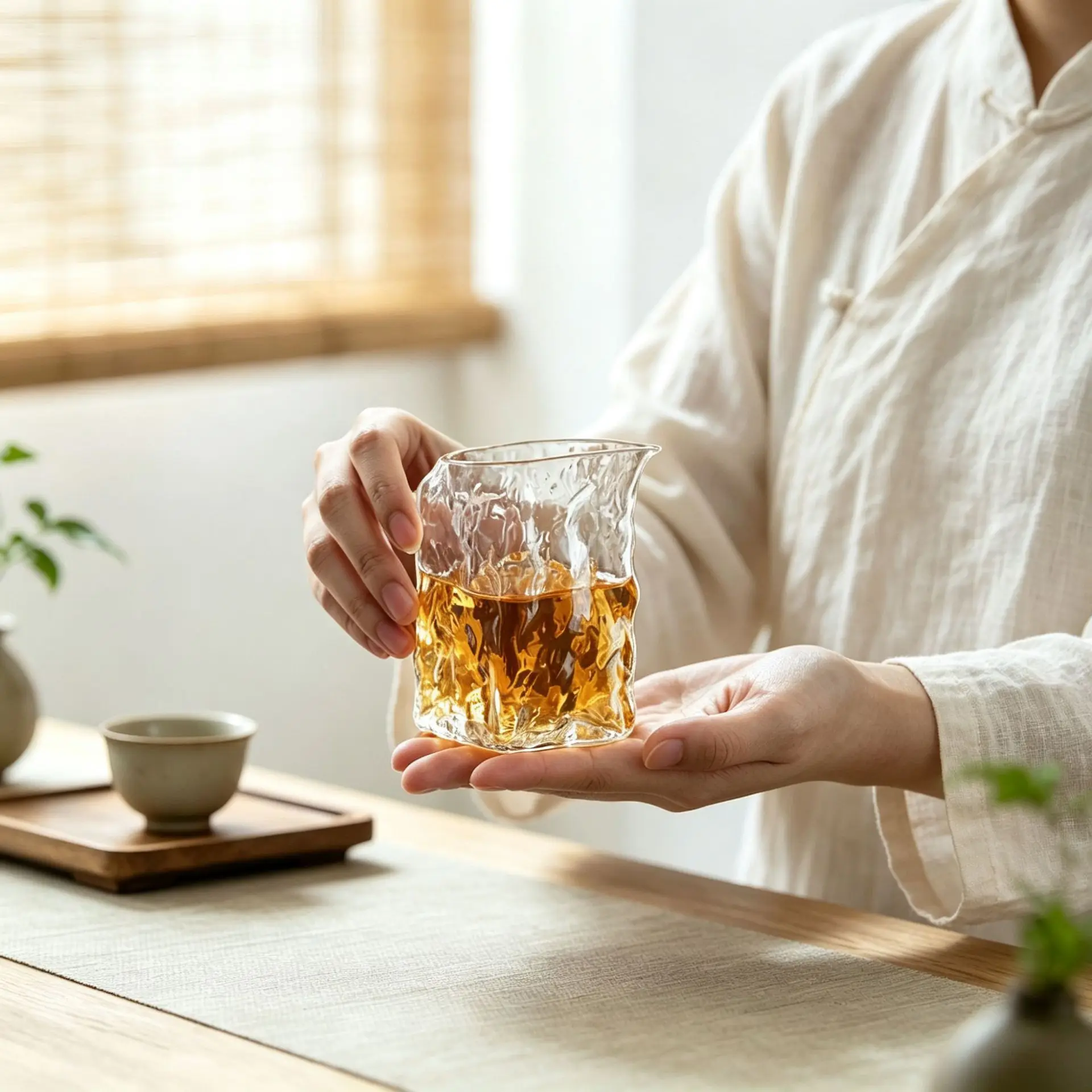 High Borosilicate Glass Fair Cup High Borosilicate Thickened High Temperature Resistant Tea Sea Uniform Cup Tea Divider