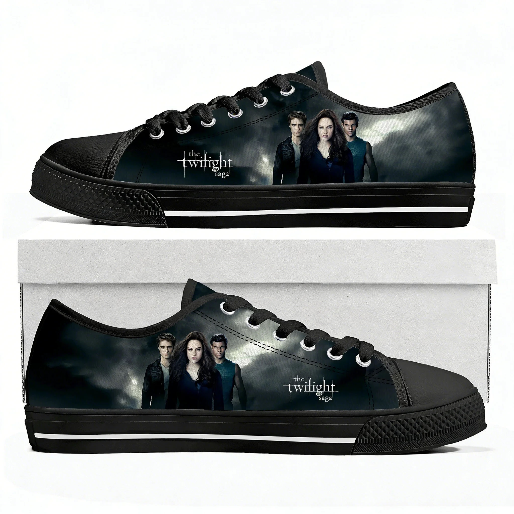 

The Twilight Saga Low Top High Quality Sneakers Mens Womens Teenager Canvas Sneaker Casual Fashion Patterns Shoe Customize Shoes