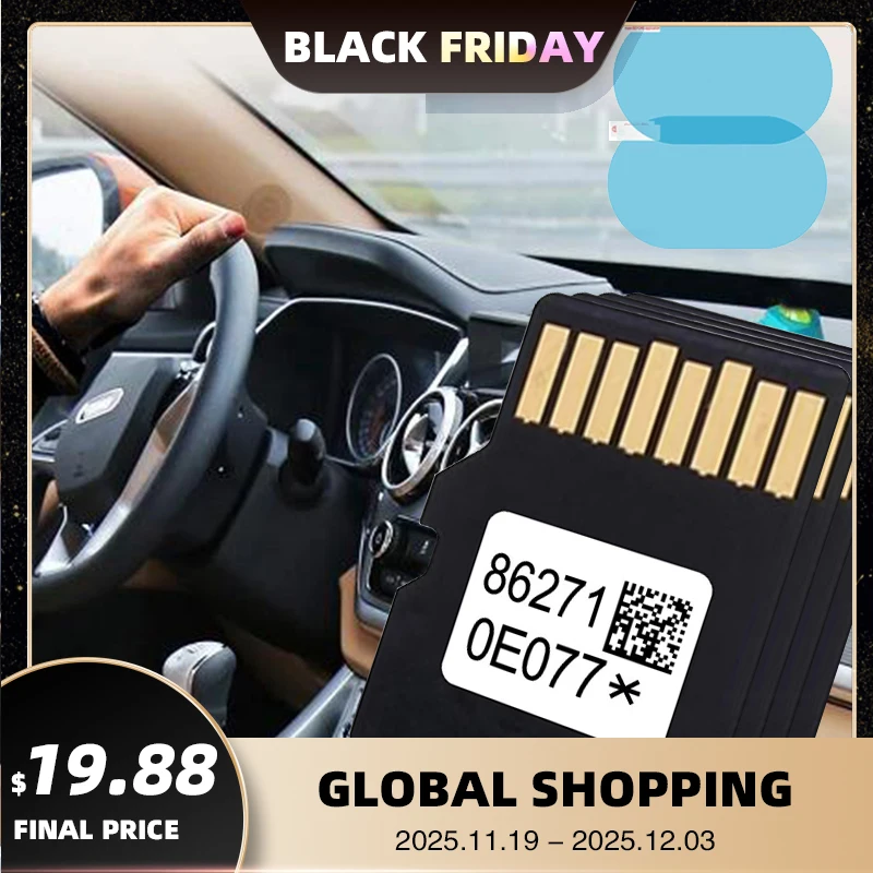 for Toyota Corolla Prius 4Runner 86271-0E077 SD Card Latest Maps Update Navigation GPS 2025 Fit Accessories