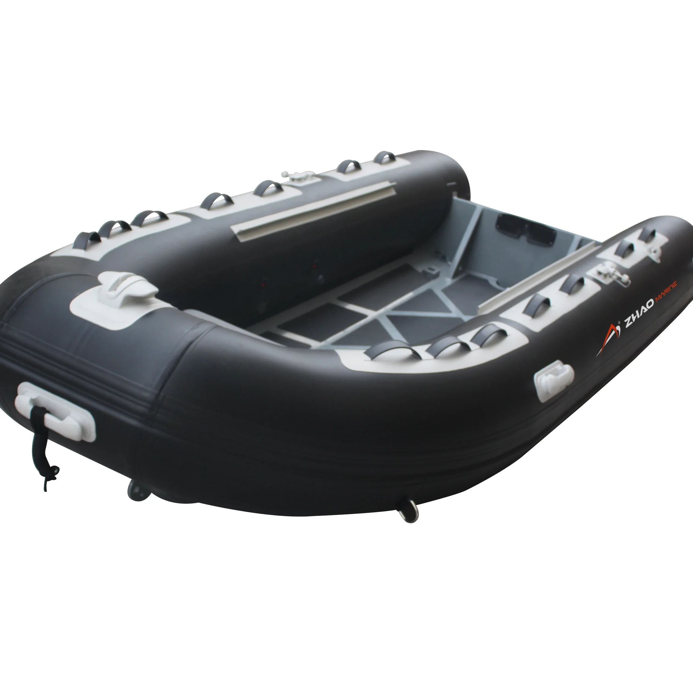 3.9m Aluminum Rib Racing Boat 390 Luxury High-Speed PVC 0.9T Inflatable Fishing Boat Lightweight 3.9m Rib Boat for Sale