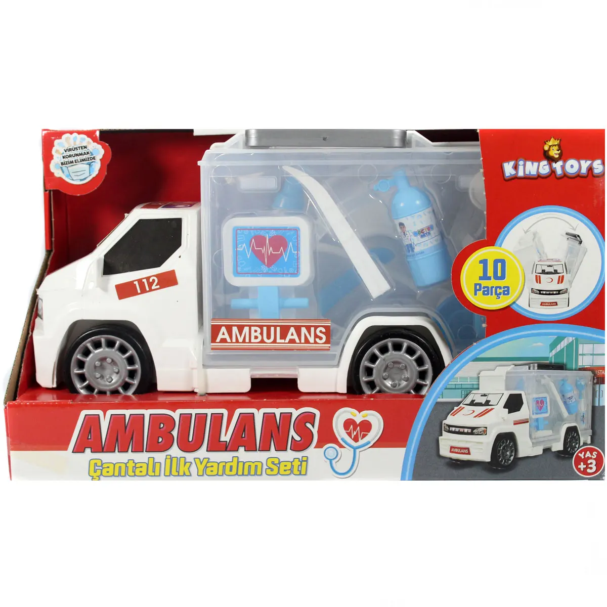 Ambulance set 10 pieces