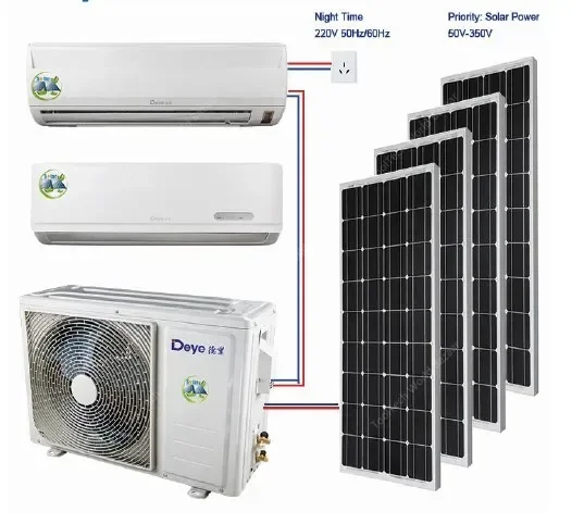 100% DC48V 18000btu off grid solar air conditioner 100% solar use battery at night