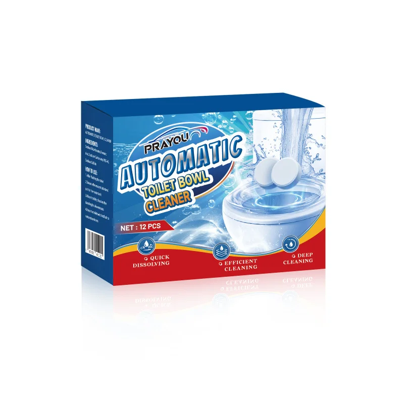 Geüpgradede All-in-One Automatische Toilet Reinigingstabletten 12-pack - Diepgaande reiniging, verwijdert direct kalkaanslag & urinegeur.