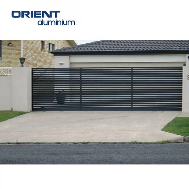 custom.High End Custom Aluminum Automatic Gate Sliding Swing Secure Access