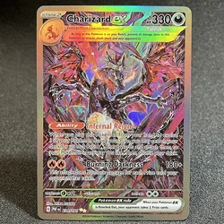 Pokémon Holo kartları Paldean Fates (PAF) gardemon chariex ex ex folyo kart oyunu koleksiyonu PTCG PROXY