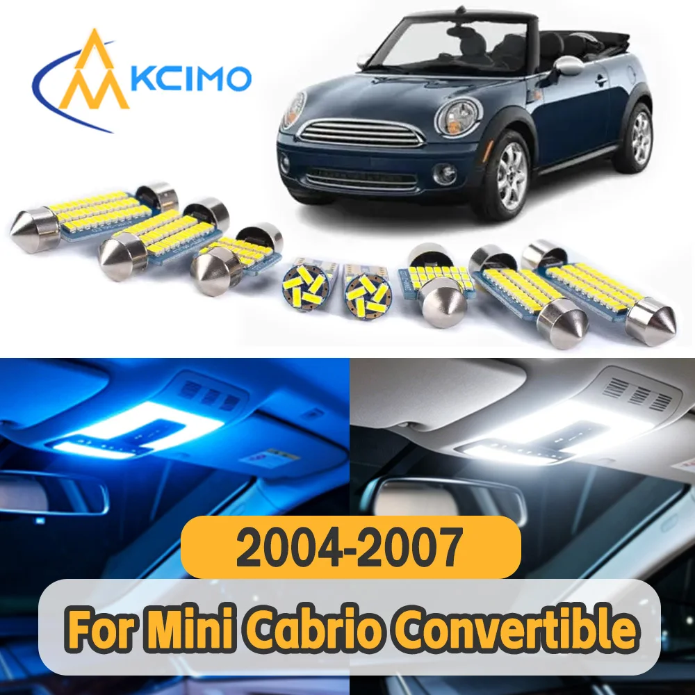 

Long Service Life Car Indoor Lamp Bulbs Stable Illumination Power Saving LED Light Replacement for Mini Convertible 2004-2007