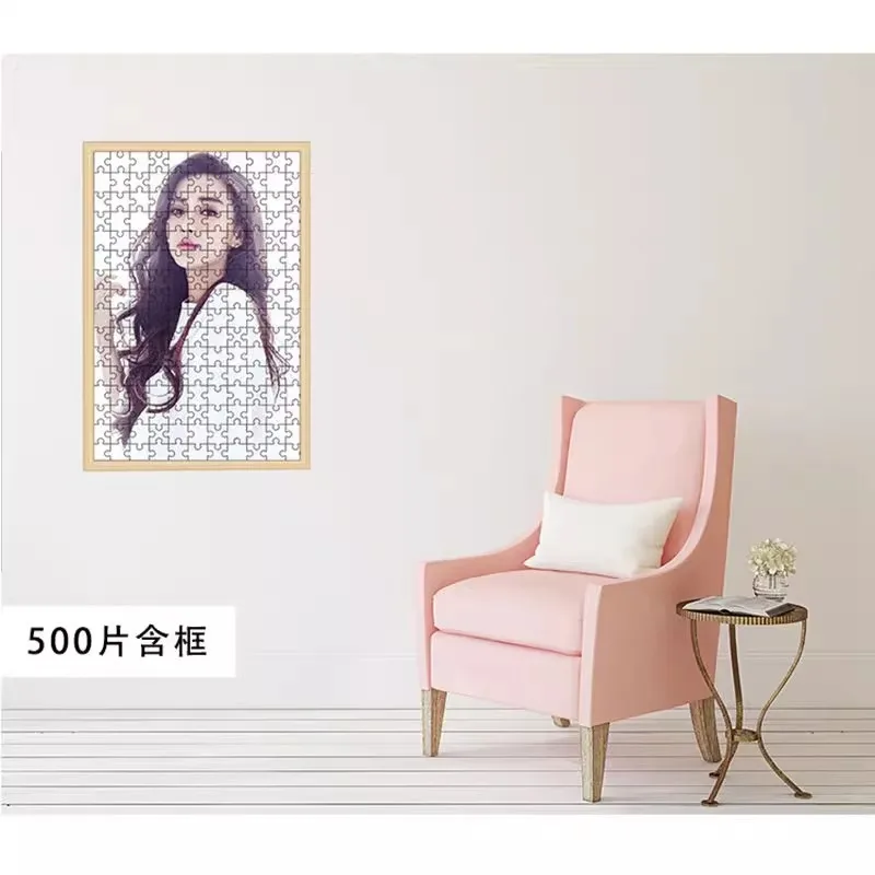Photo Custom Wooden Puzzle Personalized Jigsaw Puzzles Customized Wooden Photo Puzzle for Family Couple Friends Christmas Gift