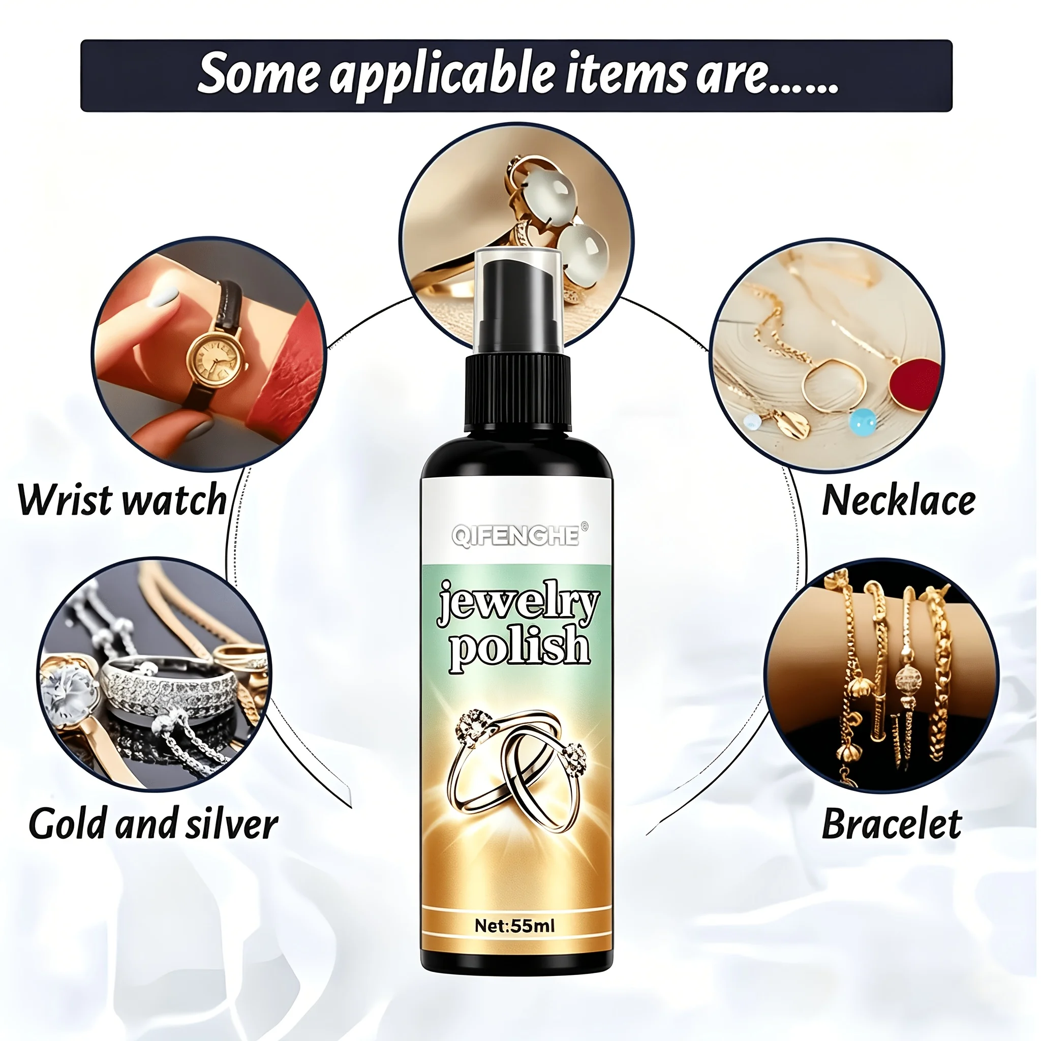 Spray de polissage avancé pour bijoux - Éliminateur de ternissement et d'oxydation - Restauration rapide de la brillance - Illuminateur pour un éclat durable