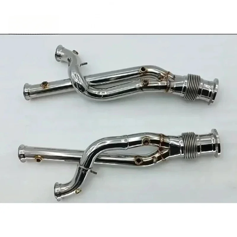 Automobile Exhaust Modification System, Exhaust Pipes Branch Downpipe for Lamborghini Aventador SVJ, High Quality