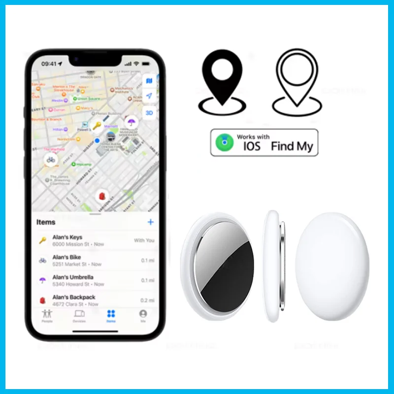 

Smart Finder Tracker Key Finder Phone Airtag APP Search With Alarm Real-time Location Children Positioning Tracker Pet Locator