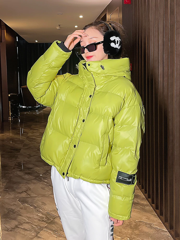 2022 Women Oversized Jacket Winter Thick Hooded Cotton Padded Coats Female Korean Puffer Parkas Ladies Oversize Outwear