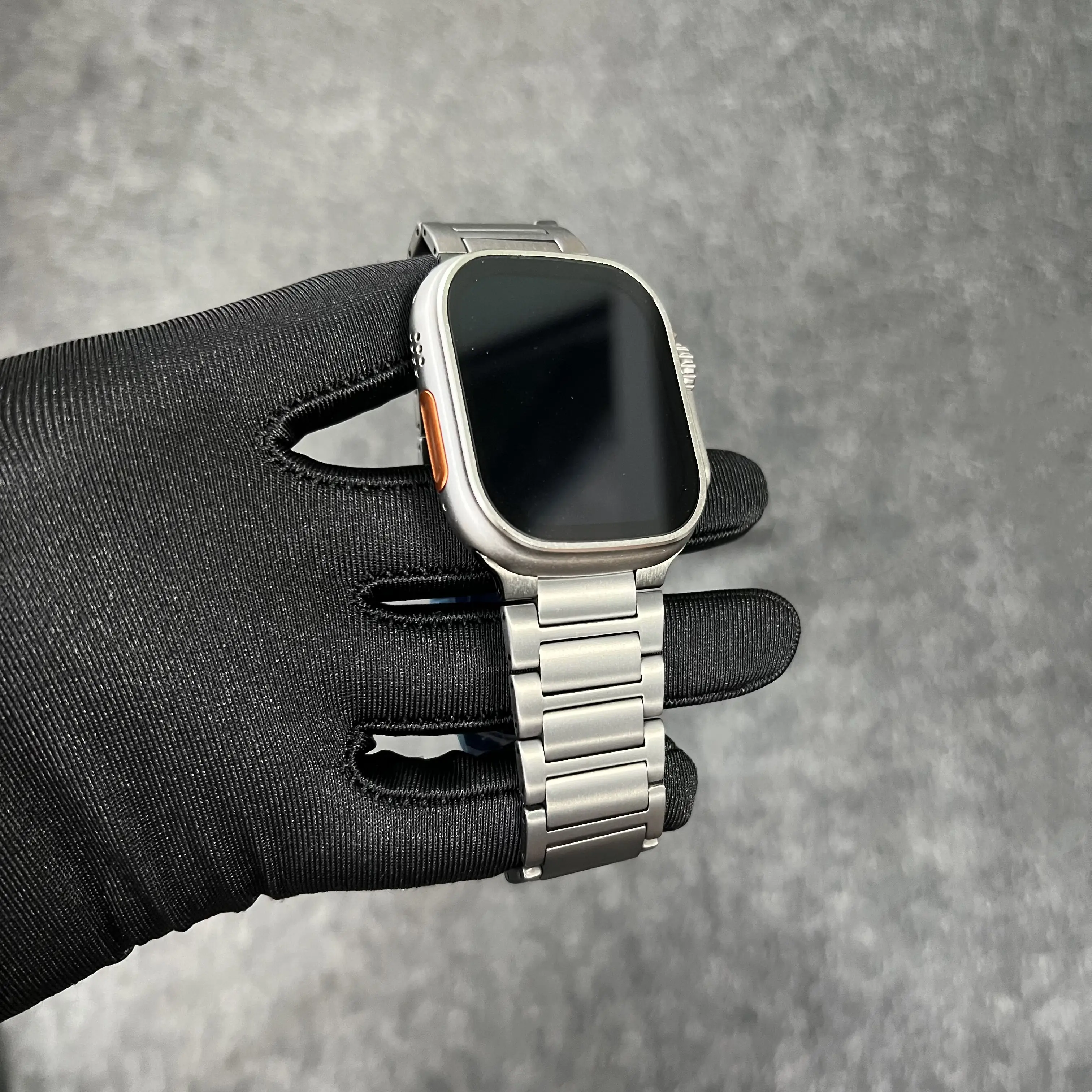 Titanium Bracelet for Apple Watch Ultra 49mm Band Strap for iWatch Series 9 8 7 6 5 4 Se 44mm 45mm 42mm Correa Luxury Wristband