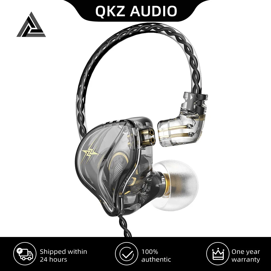 Newest QKZ ZXT MT1 In Ear Earphone Dynamic DJ Monitor IEM Earbud