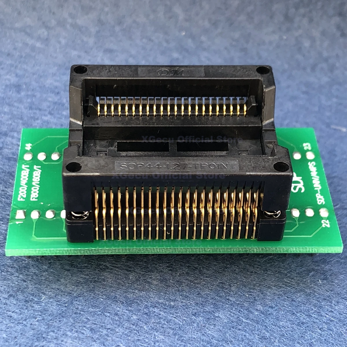 Adaptador de enchufe de prueba IC universal PSOP44 a DIP44/SA638-B006P44/SOP44 a DIP44/SOP44/SOIC44 para programador XGecu T56