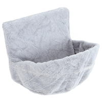 Hanging Cat Hammock Warm Detachable Window Perch Grey Swing Wall Mount Cat Bed Double Stack Nest Small Pet