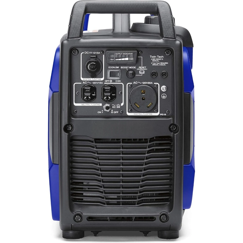 Inverter Generator with Precision Silencing for Quiet Operation. 2200 Watts, Portable Power Station for Indoor Outdoor Use,Blue