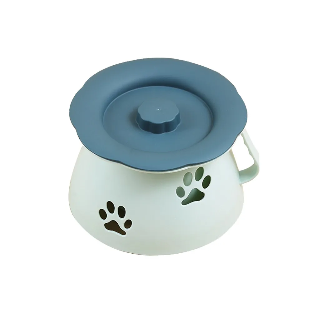 Toilet Training Seat for with Handle Cover Thickened Plastic Potty Bowl Odor Proof Portable Cute Hollow