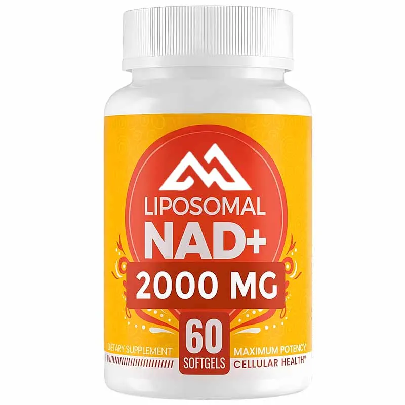 2000mg NAD supplement, high absorption, more effective than nicotinamide nucleoside, metabolic and cellular, 60 capsules soft