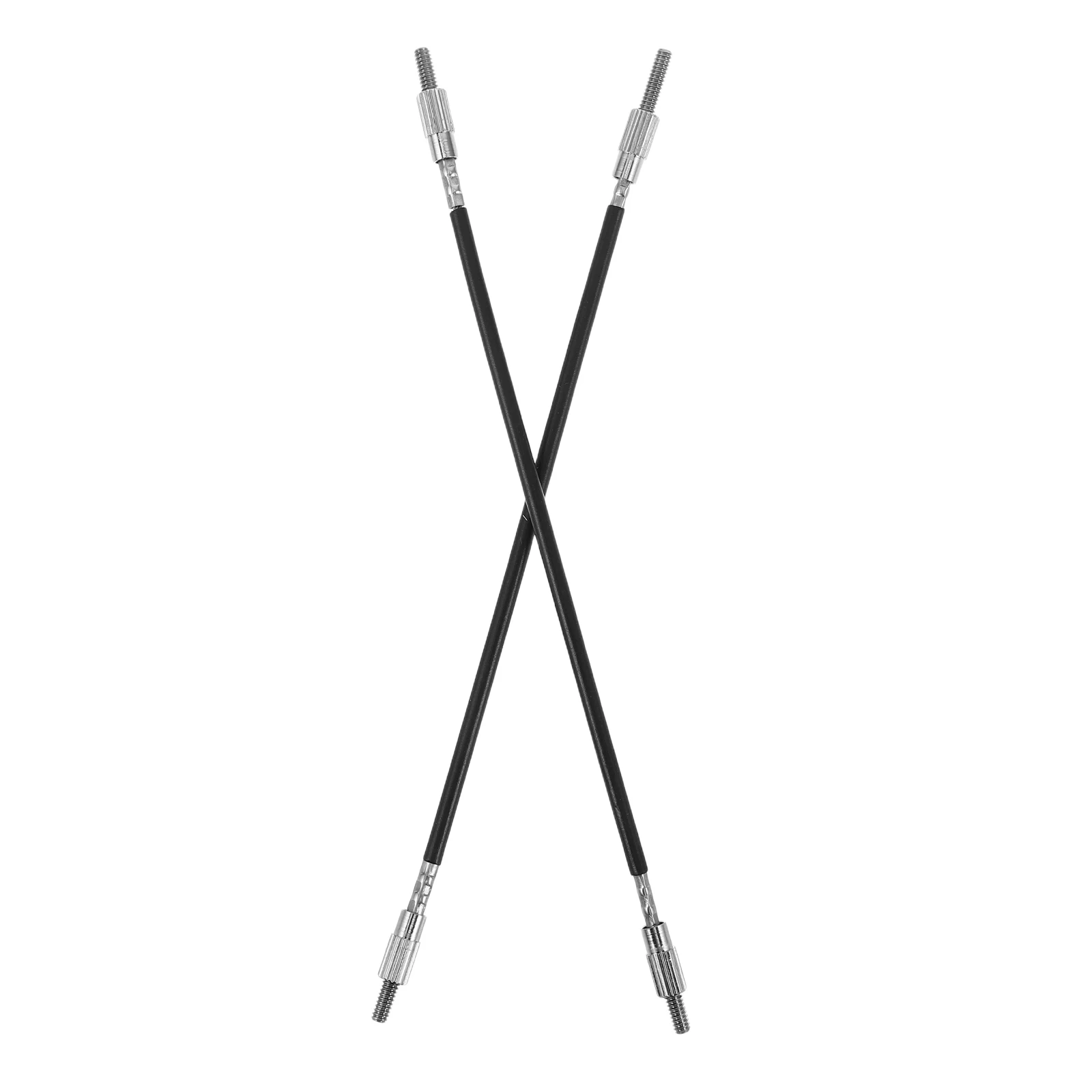 

2 Pcs Violin Accessories Stringed Instrument Tail Cord Steel End Rope Parts Wire
