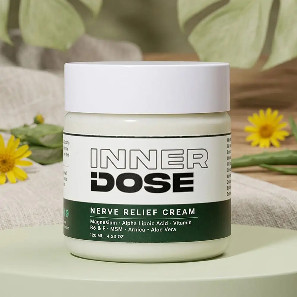 Massage Knee Muscles External Body Lotion 120ml Original Aloe Vera Soothing Magnesium Moisturizer Inner Dose Nerve Relief Cream