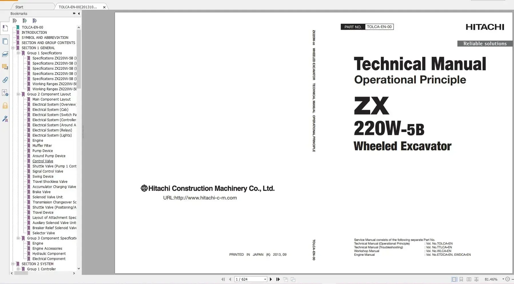 TruckEPC3 Hitachi Wheeled Excavator 4.99 GB Updated 2022 Workshop Manual, Technical Manual and Circuit Diagram PDF DVD