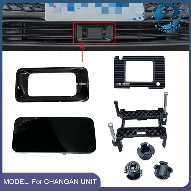 For 2020-2021 CHANGAN UNIT Front Bumper Adaptive Frame Cover ACC Inner Cover Buckle ACC Cruise Module Radar Bracket accessories