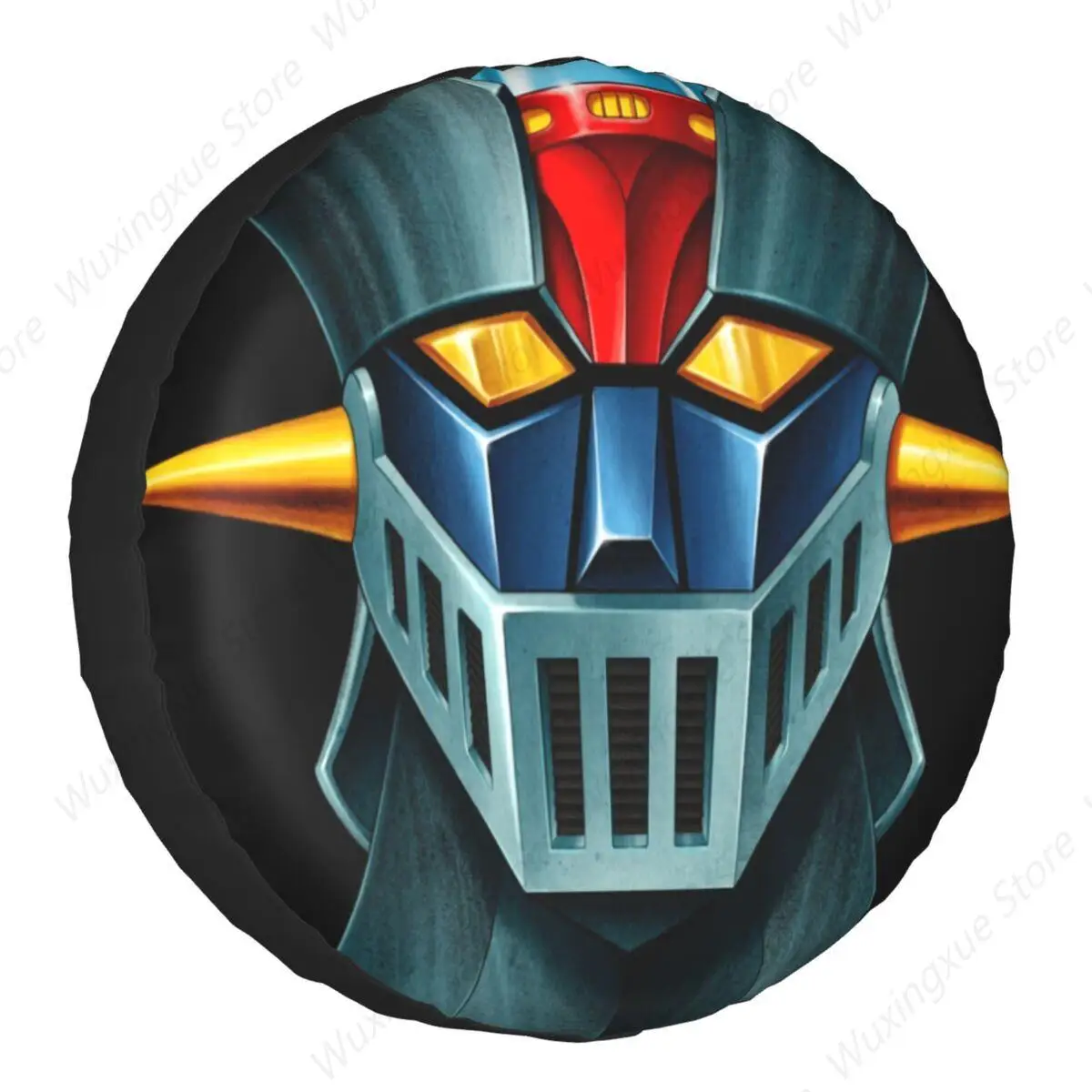 

Custom UFO Robot Mazinger Z Spare Tire Cover for Suzuki Mitsubish Anime Car Wheel Protectors 14" 15" 16" 17" Inch