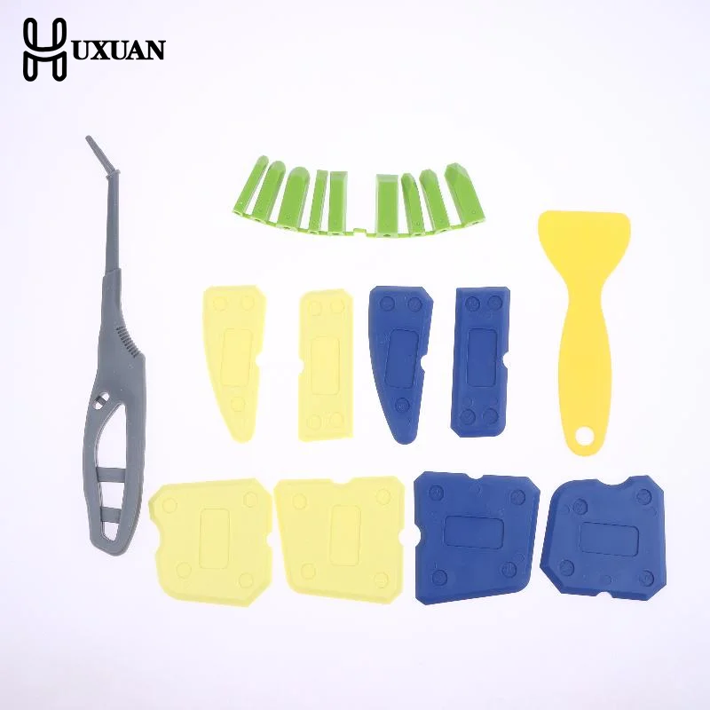 

【New】15 PCS Caulking Tools For Tight Areas Bathroom Kitchen,Window,,Floor, Close-area Sealant Silicone Caulking Finishing Tool