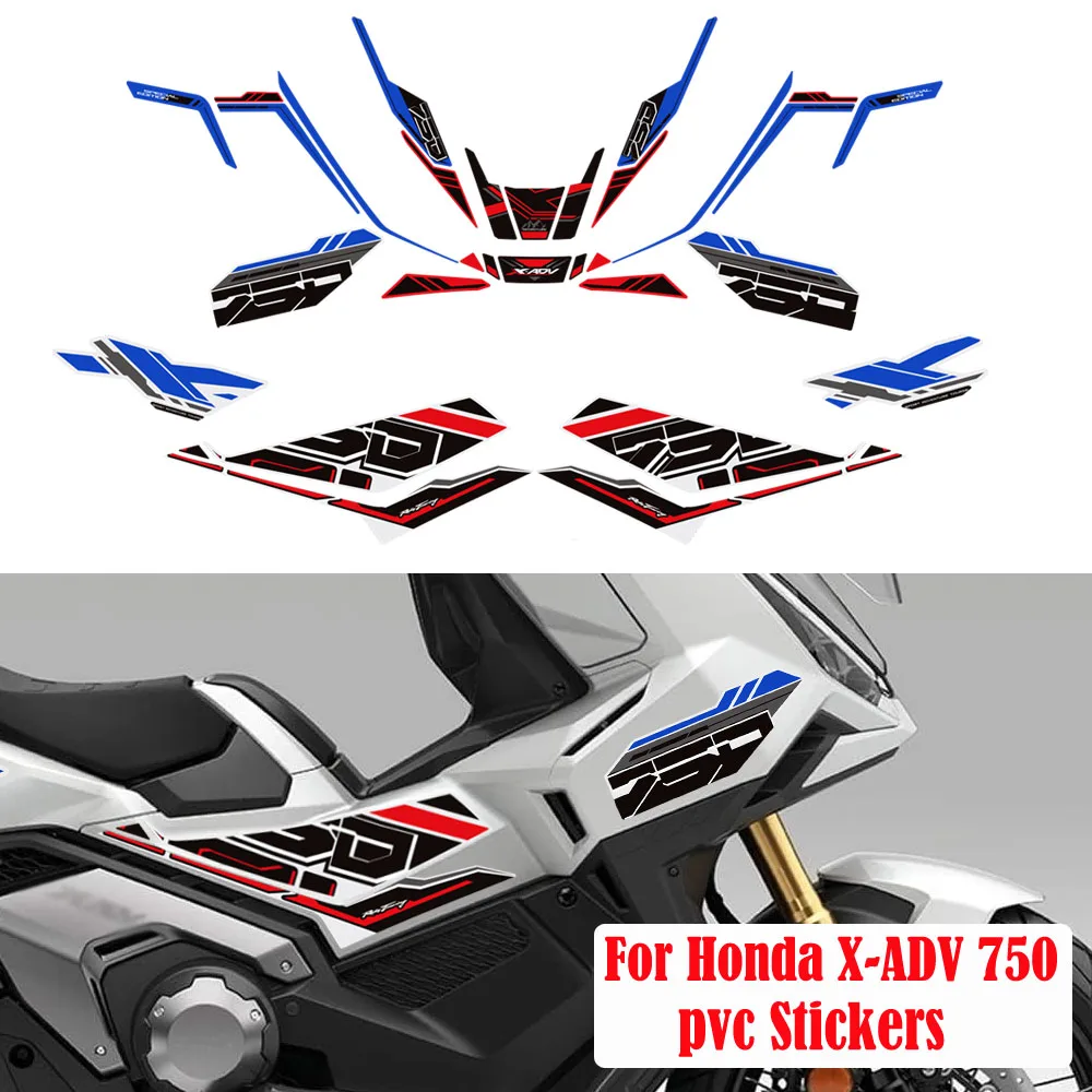 For Honda X-ADV750 X ADV 750 2025-Adventure Protector Stickers Decals Body Fender Shell Fairing Handguard Wind Deflector