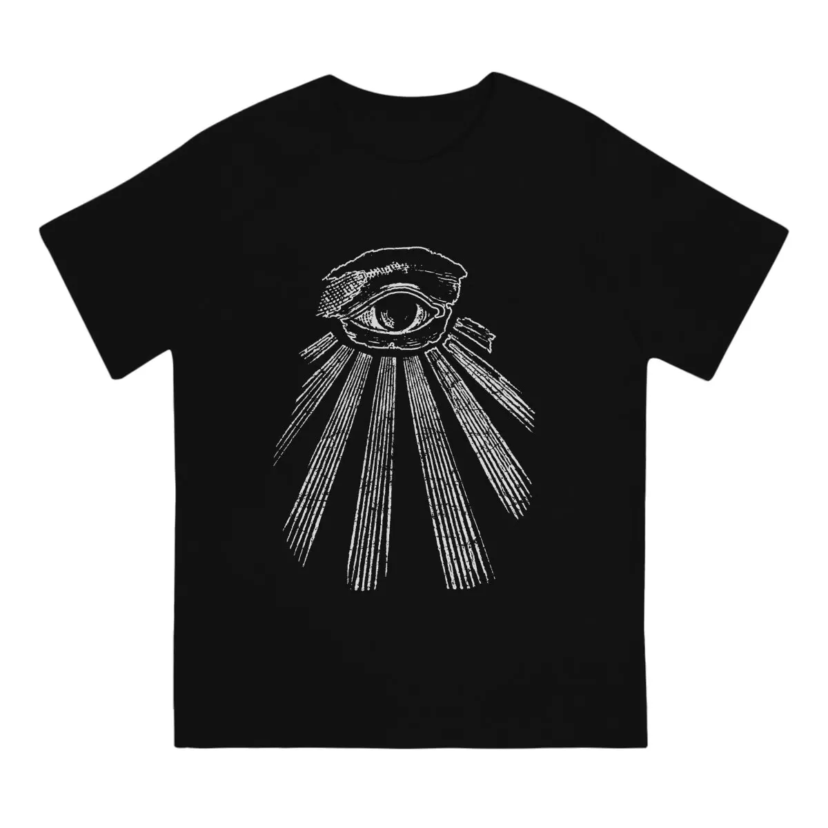 Masonry Masonic All Seeing Eye Free Art Masons T-Shirts  Freemasonry Novelty Cotton Tees Crew Neck Short Sleeve T Shirts